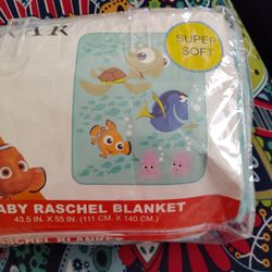 Brand New Baby Blanket Finding Nemo