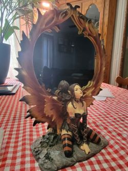 Orange Fairy Mirror