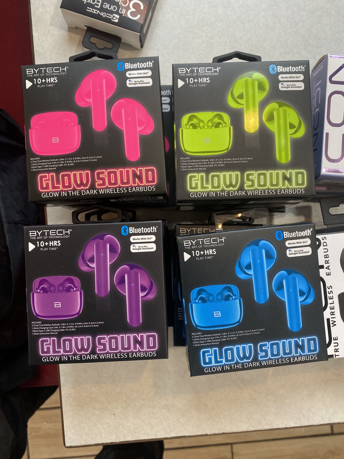 Glow in the Dark Earbuds (Bluetooth)