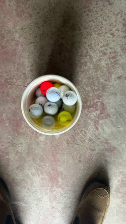 Bucket Of Golf Balls