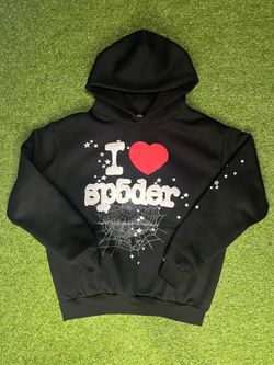 I ❤️ Sp5der Hoodie Size Medium