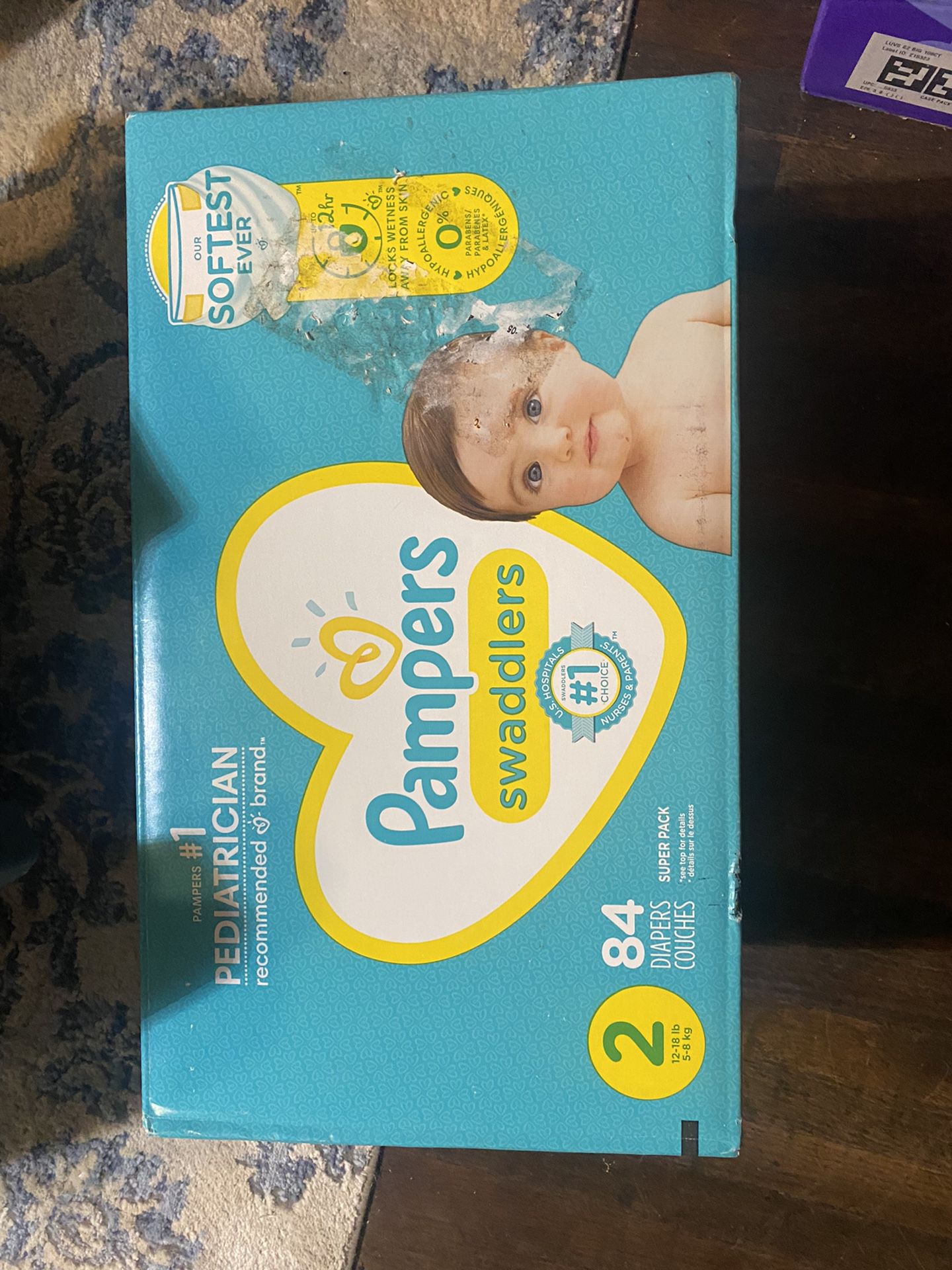 Size 2 Pampers 84ct