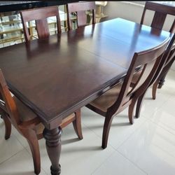 Cherry Wood Dining Table- Negotiable