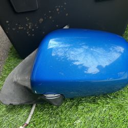 2005-2011 Toyota Tacoma Driver Side LH Side View Mirror Blue OEM