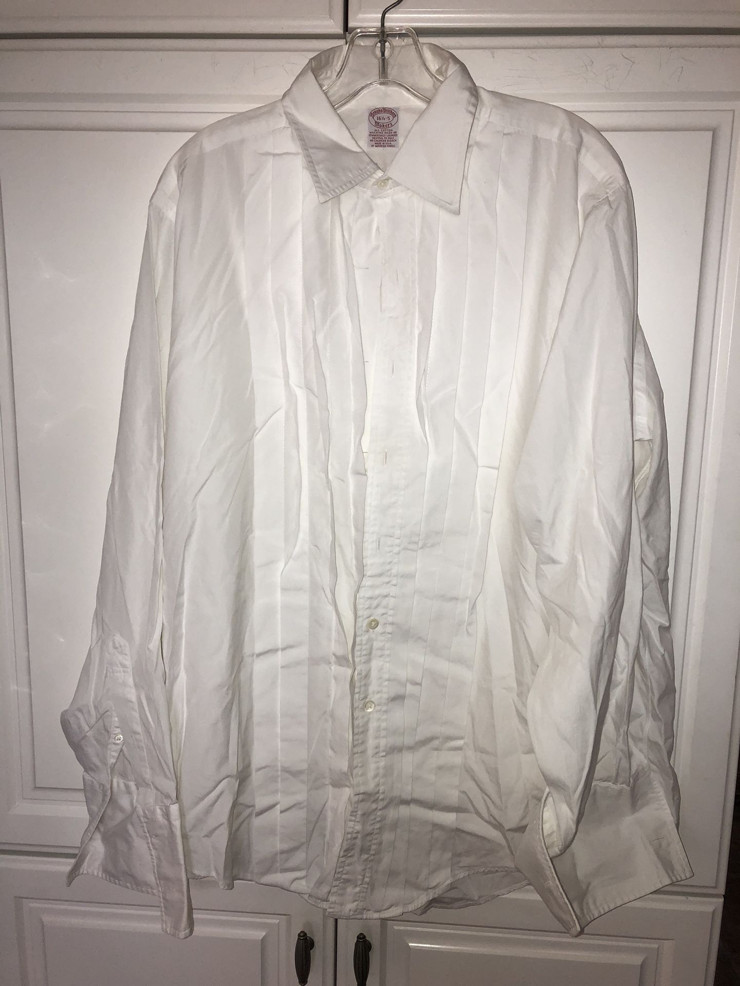 Brooks Brothers tux formal shirt 16.5