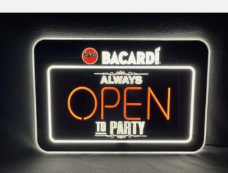 BACARDI Neon Bar Sign