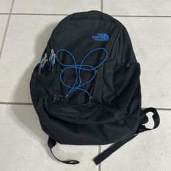 The North Face Jester Backpack – Black with Blue Accents