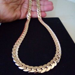 Gold 18k Deep Plated Necklace Chain Jewelry 