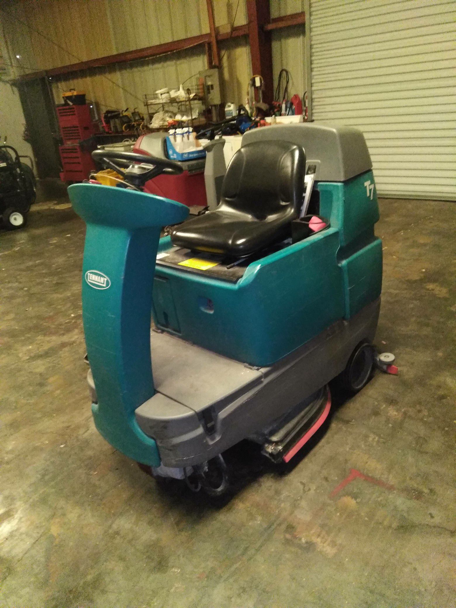 Floor scrubber. Tennant. Runs great batteries fairly new. New about $7500.00 to $9000.00 asking $3200.00. have five machines to sell