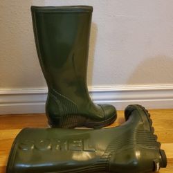 Sorel Joan Tall Wedge Rain Boots Size 8
