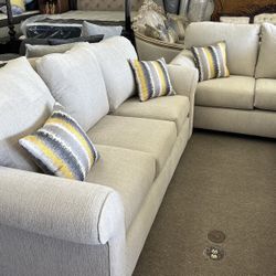 Sofa And Love Set. Lifetime  Warranty Cushion 