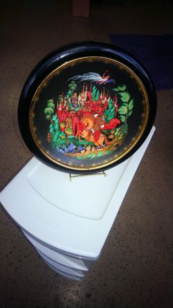 Russian Handpainted Plate