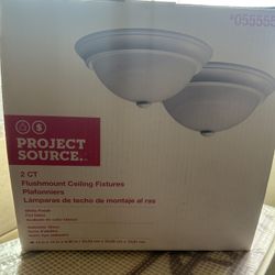 2 Brand New Light Fixtures