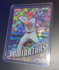 Mike Trout numbered card
