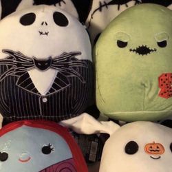Nightmare before Christmas Brand New 6.5 inch Squishmallows   All  4 for $60  