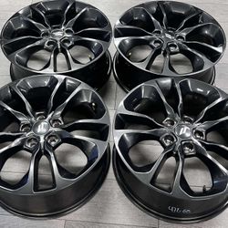 20” Inch Dodge Durango Wheels Genuine OEM 20x8.0J et offset 56.4mm 5x127 Gloss Black (4)