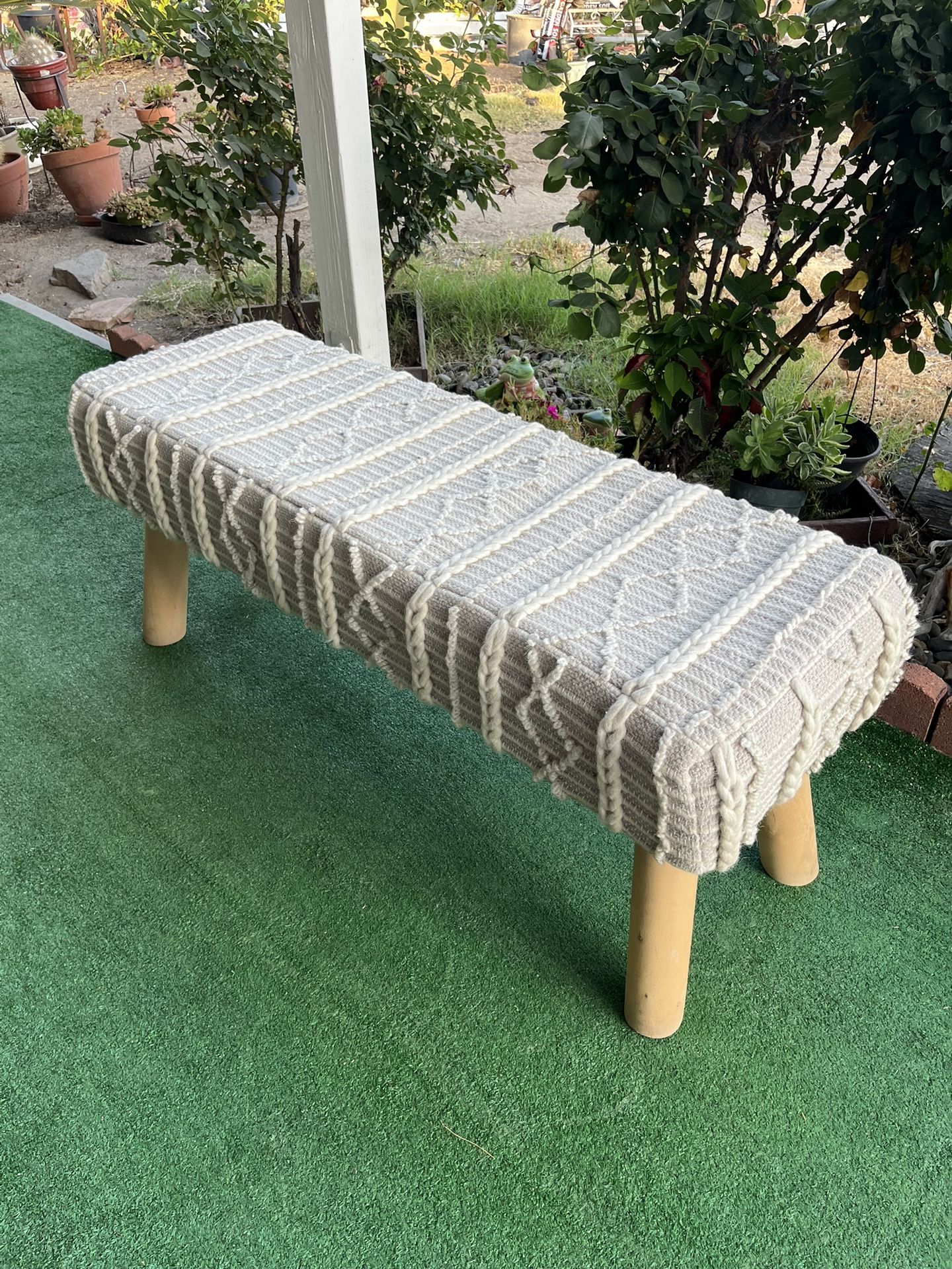 Ottoman Bench Wool