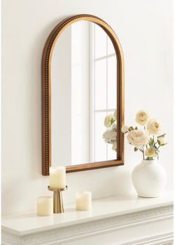 Kate and Laurel Chaston Arch Wall Mirror - 20x30 - Gold