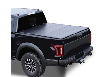 5.7 FT Hard Quad-Fold Truck Bed Tonneau Cover, Fits 2009-2026 Classic & New Ram 1500/2500 / 3500 Short Box W/O Rambox 5' 7" (67.4")