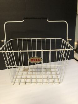 Vintage Bell Trailer metal basket