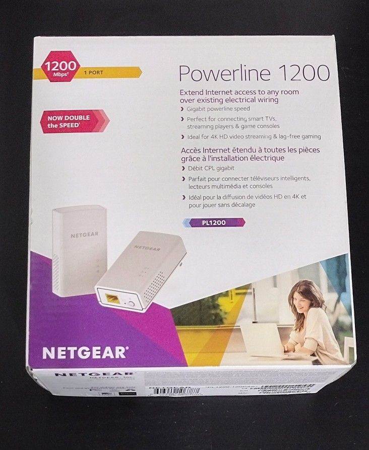 Netgear Powerline 1200 Internet Access Extender