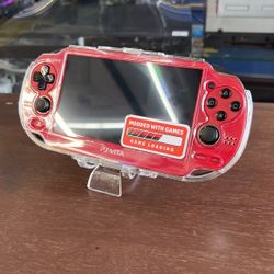 PS Vita OLED - Red Modded w/Games *TRADE IN YOUR OLD GAMES FOR CREDIT*