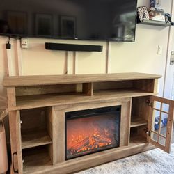 Fire Place Media Center