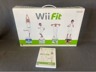 WII fit balance board with WII Fit game