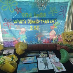 SpongeBob 25th Birthday Decorations 