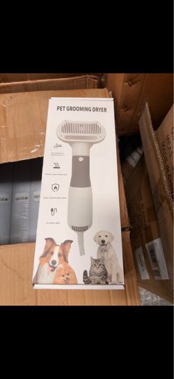 Pet Grooming Dryer with Brush Attachment