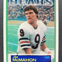 Really Nice 1983 Topps Jim McMahon Rookie Cards #33, Mint.!!!