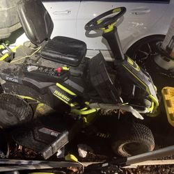 2 For 1 Brand New Ryobi Riding Lawn Mower 