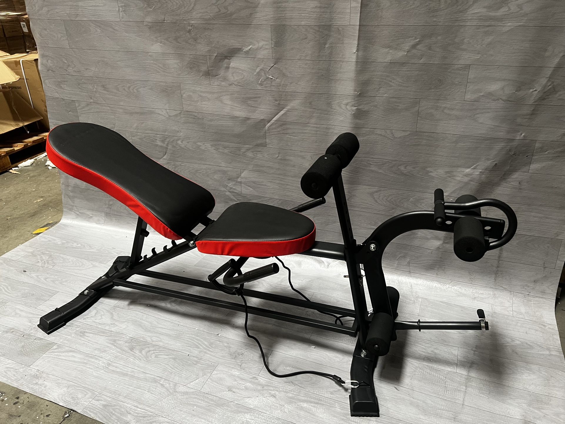 New assembled- Ainfox Adjustable Weight Bench for Full-Body Workout Exercise Strength Training With Two Drawstrings