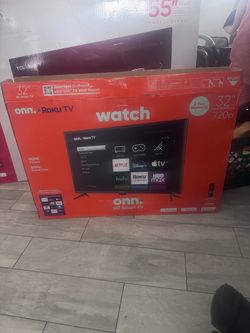 32" onn. Smart Roku TV with Remote and Original Box - Works Perfectly