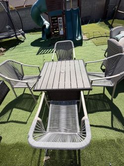 Outdoor Patio Set with Table and Chairs