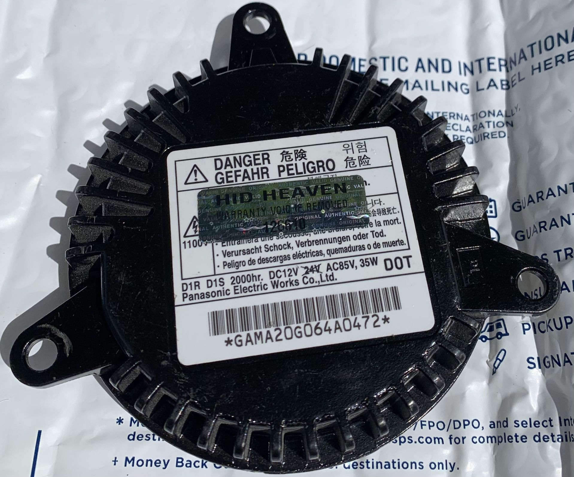 Oem 2010-2015 Hid /Xenon Ballast (HID232)