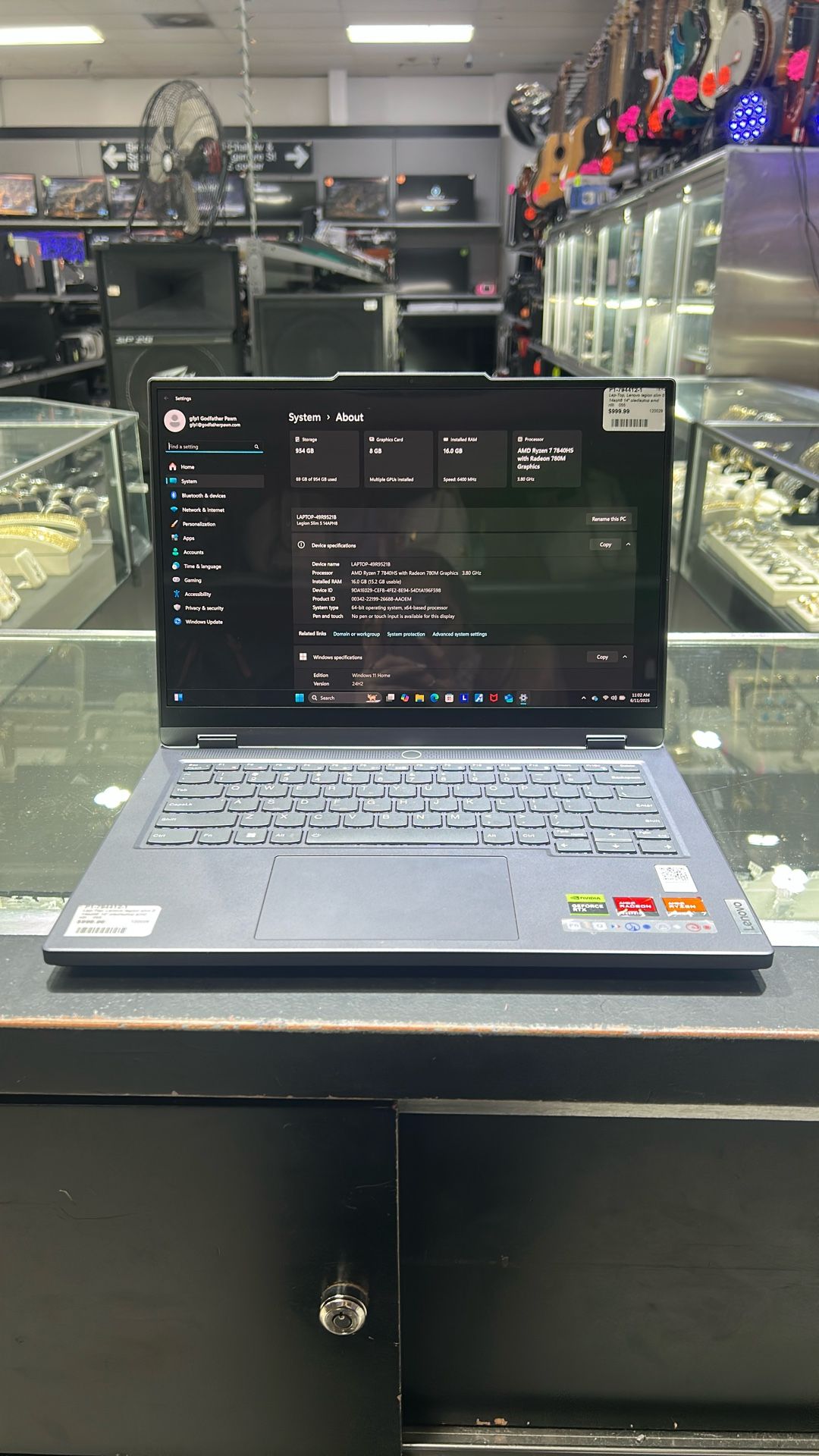 Lenovo Legion Slim 5 Laptop