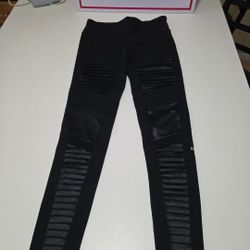 Alo Yoga 7/8 High-Waist Moto Legging Black Size Small