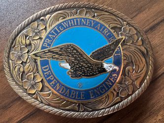 Pratt & Whitney Aircraft Belt Buckle