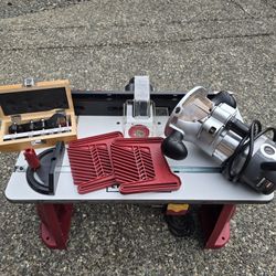 Craftsman Router, Table And Bits 