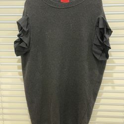 Black Wool Dress 