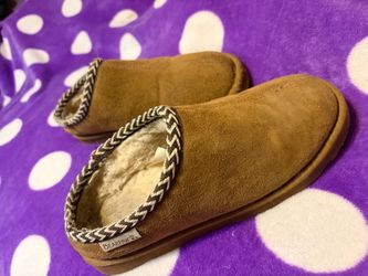 Bearpaw Suede Slip-On Slippers