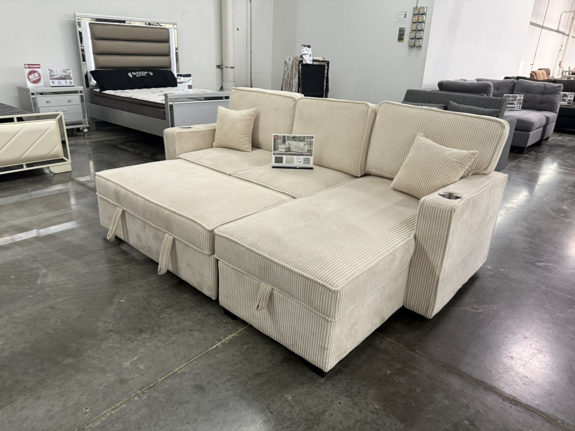 New Sofa Bed With Storage