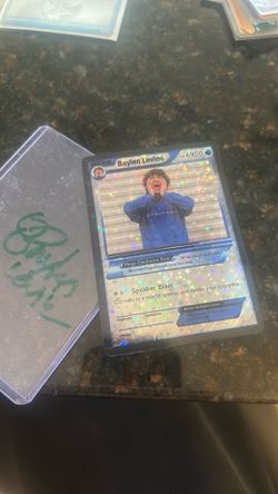 baylen levine signed special pokémon card