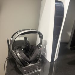 Selling Ps5 & Astros Headset A50 Light Speed And Controllers 