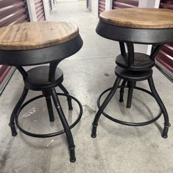 Two Matching Bar Stools 