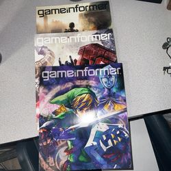 Books Magazine Gameinformer 222 And 223 And 224