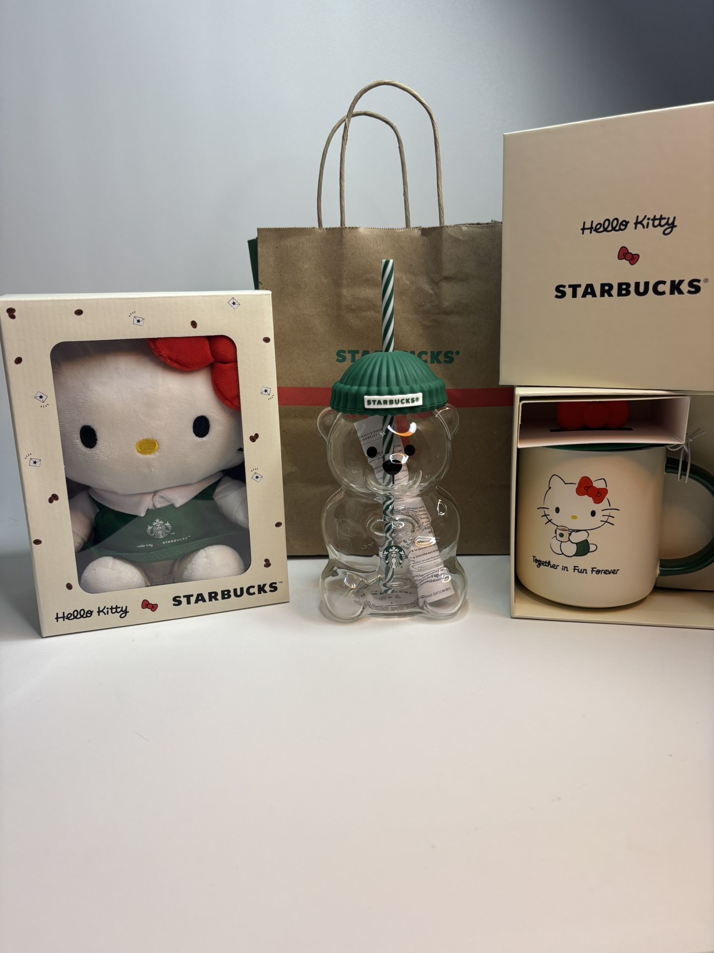Holiday Starbucks Bear Cup Hello Kitty Collection