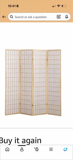 Roundhill  4 Panel Screen Room Divider