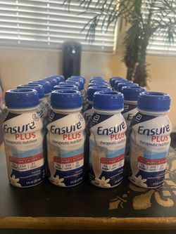 Vanilla Ensure Plus 24 bottles